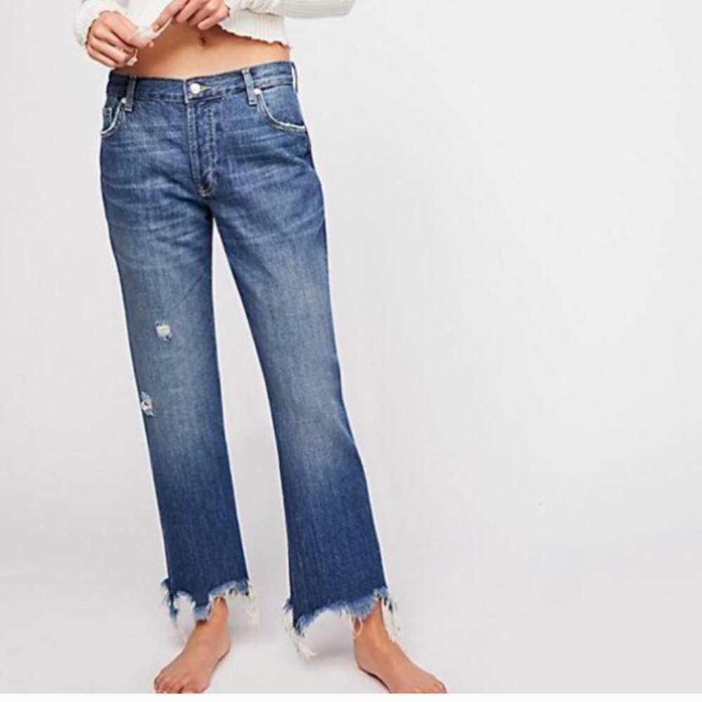 Free people Maggie Dark Denim
